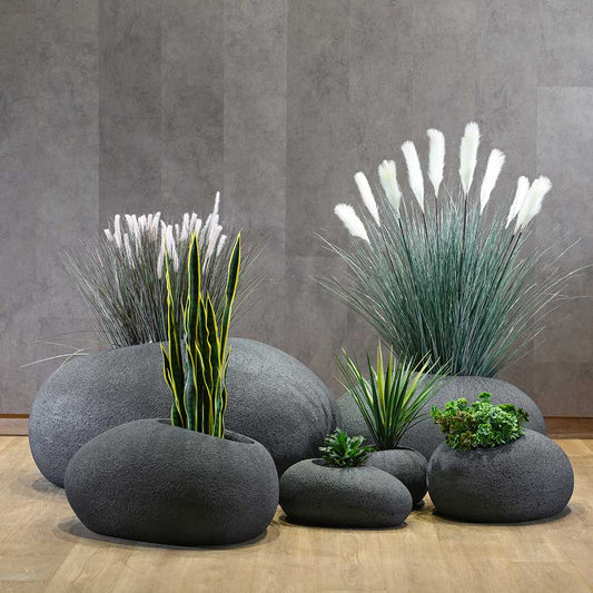 BBGP90015 | Zen Pebble Fibreglass Planter